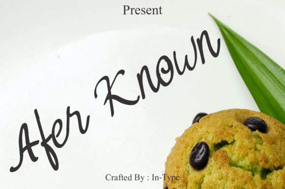 After Known Font for Creative Campaigns