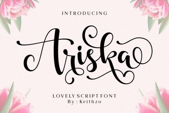 Ariska: A Dazzling Script Font for Handmade Brands