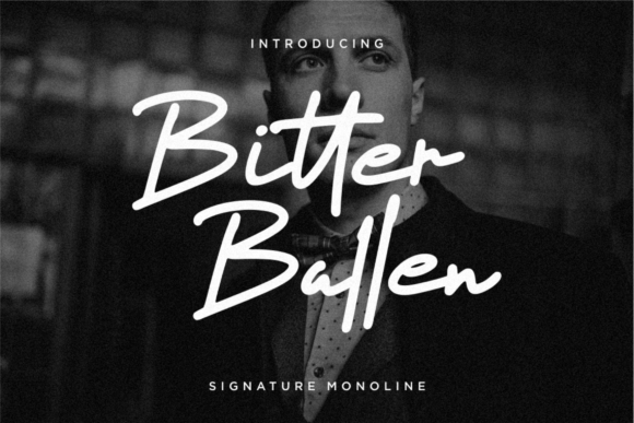Bitter Ballen Font for Editorial Design