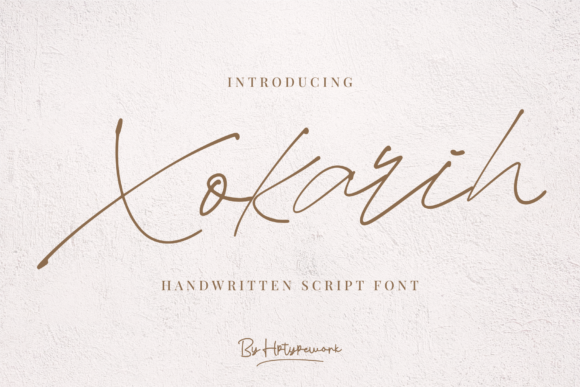 Bring Xokarih Script Font to Your Handmade Products