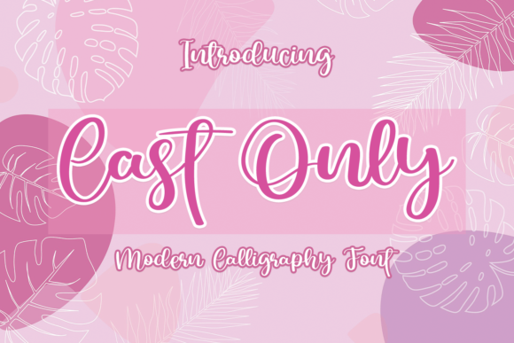 Cast Only Font for Creative Makers