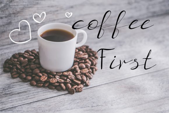 Coffee First Font for Creative Makers