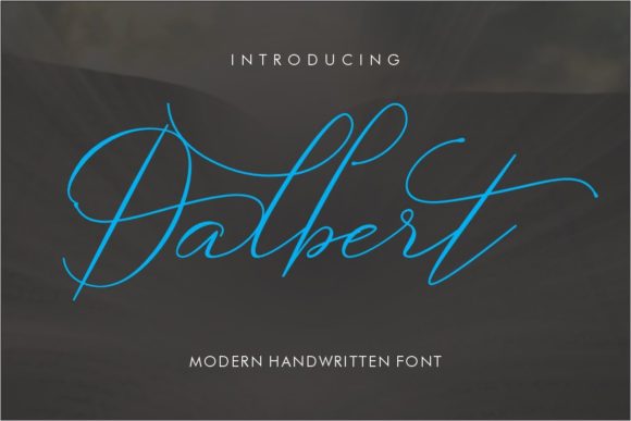 Dalbert Font Review: A Romantic Script for Designers