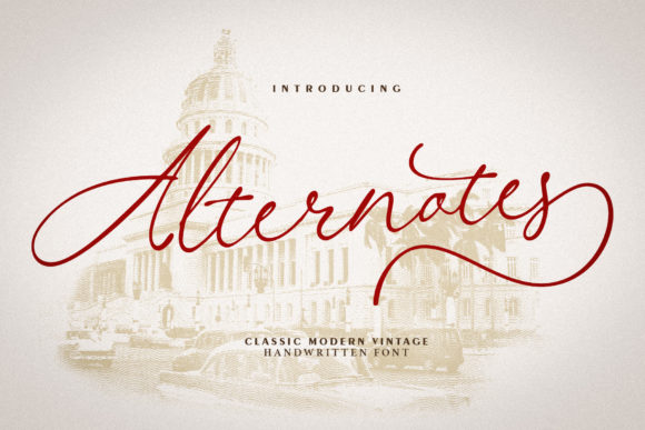 Designing with Alternotes: A Script Handwritten Font for Editors