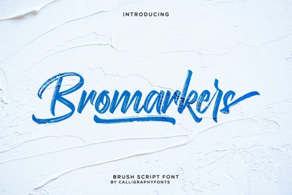 Elevate Web Design with the Bromarkers Typeface