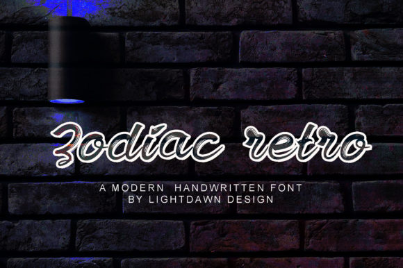 Elevate Your Brand Identity with the Zodiac Retro Typeface