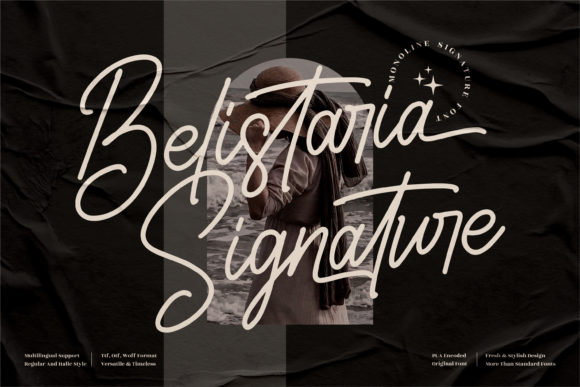 Elevate Your Shop with Belistaria Signature Typeface