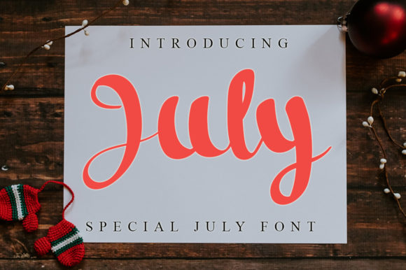 July: A Script Font for Impactful Campaigns