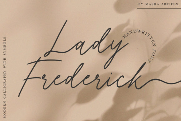 Lady Frederick: A Graceful Script Font for Web Design