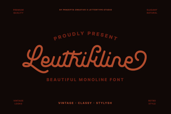 Leuthikline Font for Creative Makers
