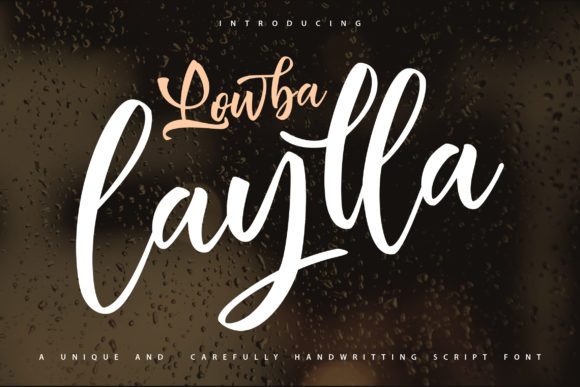 Lowba Laylla Font for Creative Projects