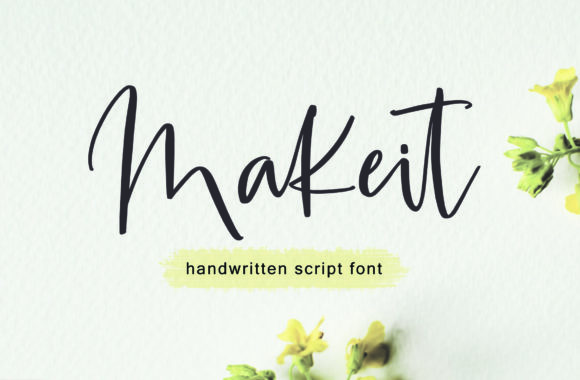 Makeit Font: Magical Script for Digital Design