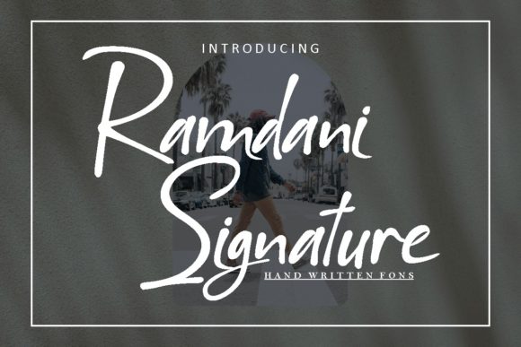 Ramdani Signature: The Elegant Typeface for Small Business Branding
