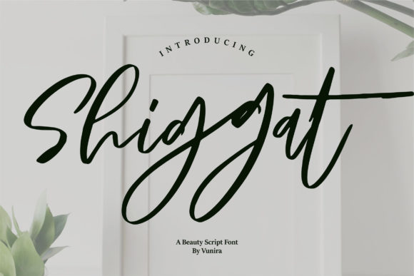 Shiggat: A Whimsical Script Font for Editorial Design