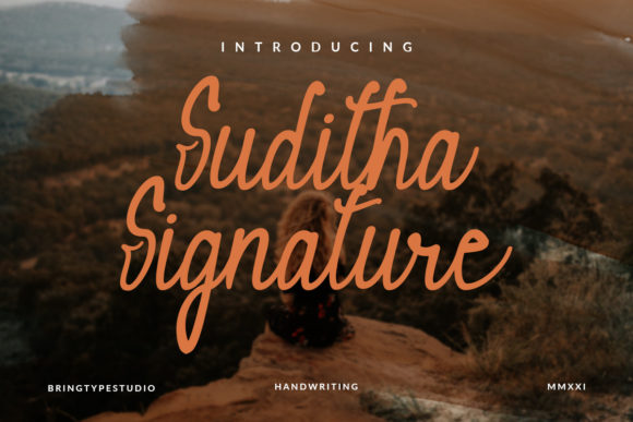 Suditha Signature Font Review