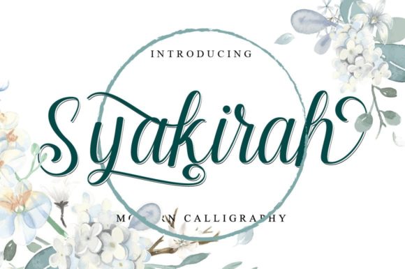 Syakirah: The Thin Script Font for Elegant Branding