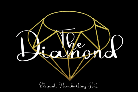 The Diamond: A Refined Script Font for Modern Editorial Design