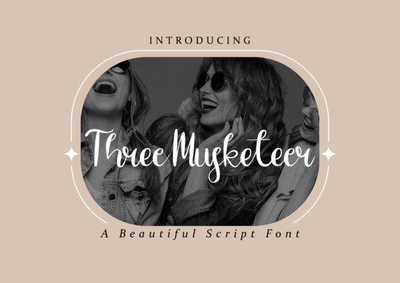 Three Musketeer Font for Web Design